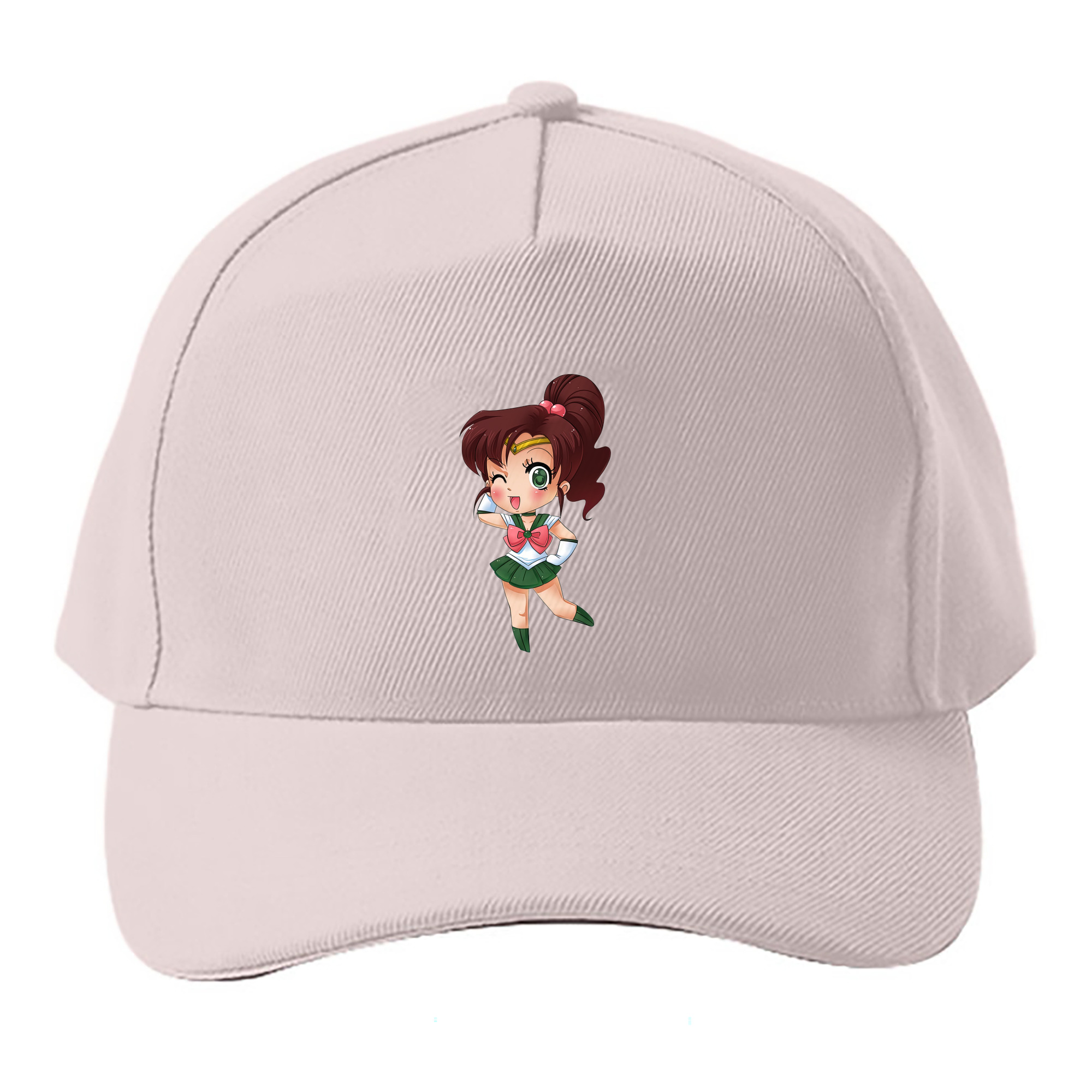 （画像用） 美少女戦士セーラームーン 木野 まこと きの まこと Sailor Moon Kino Makoto （セーラージュピター；Sailor Jupiter） ベースボールキャップ 綿100％ 男女兼用 帽子 スポーツ